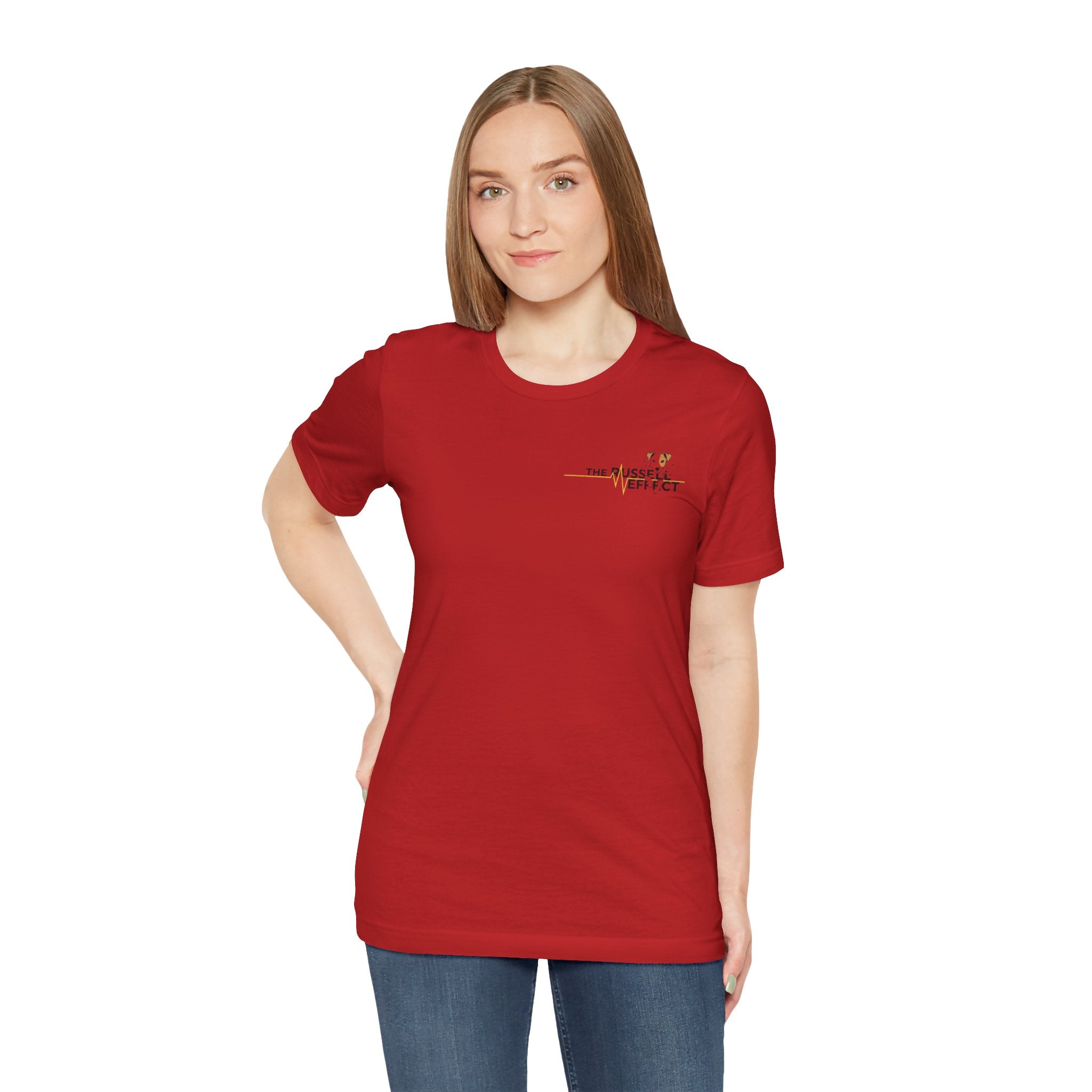 Jack Russell Definition Tee — "The Russell Effect" Greyhound Sprint T‑Shirt