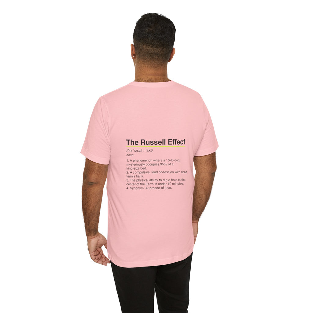Jack Russell Definition Tee — "The Russell Effect" Greyhound Sprint T‑Shirt