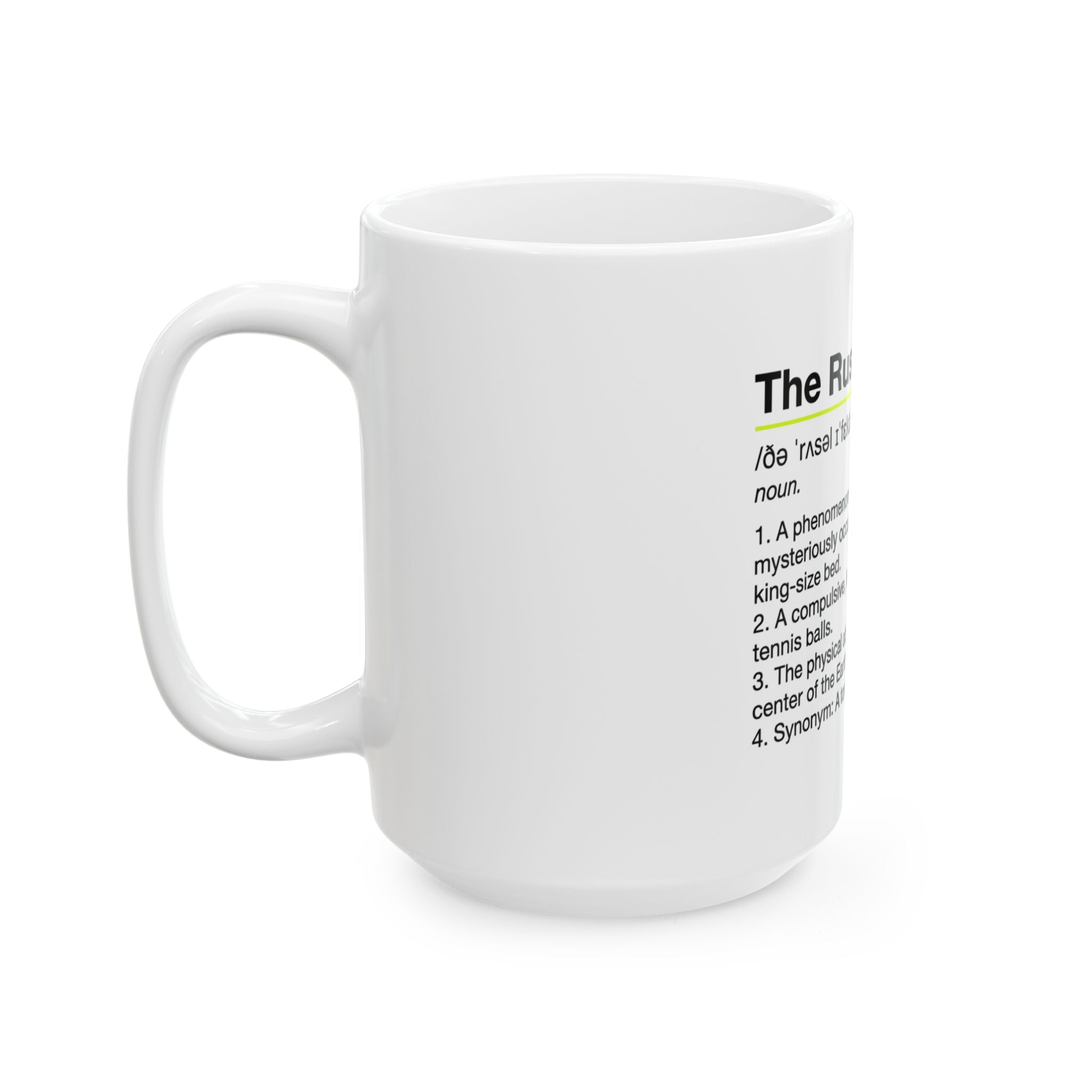 Jack Russell Definition Mug — "The Russell Effect" Coffee Cup