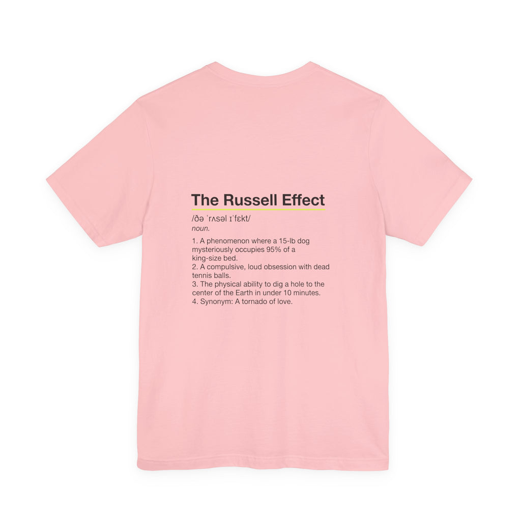 Jack Russell Definition Tee — "The Russell Effect" Greyhound Sprint T‑Shirt