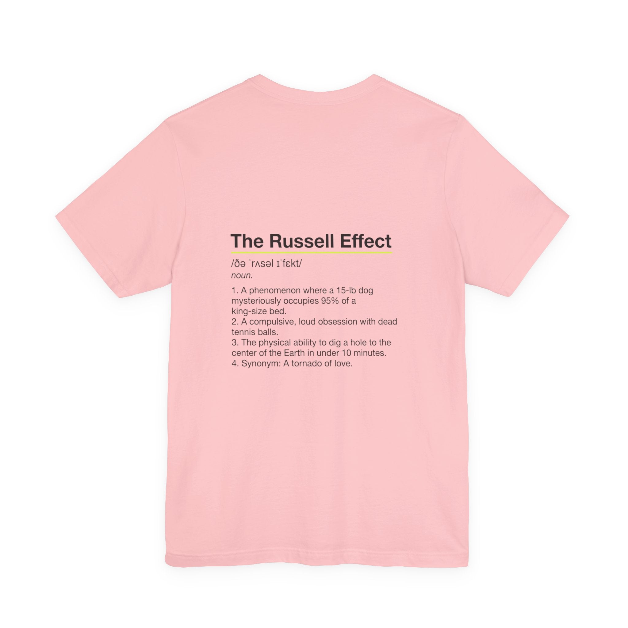 Jack Russell Definition Tee — "The Russell Effect" Greyhound Sprint T‑Shirt