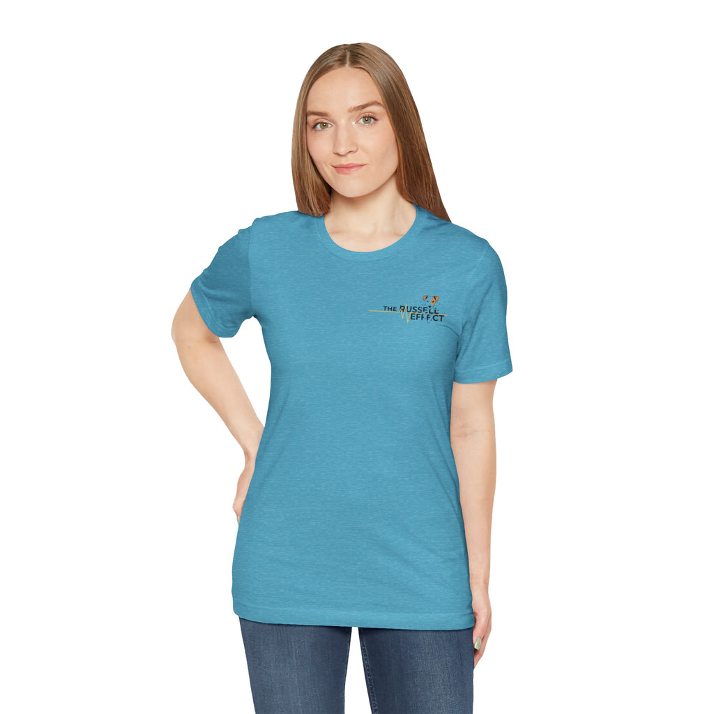 Jack Russell Definition Tee — "The Russell Effect" Greyhound Sprint T‑Shirt