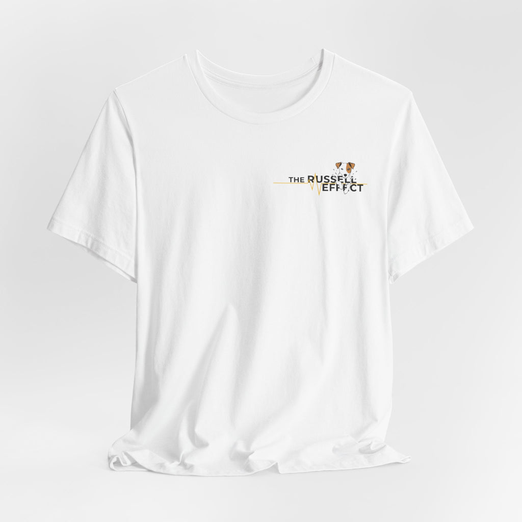 Jack Russell Definition Tee — "The Russell Effect" Greyhound Sprint T‑Shirt