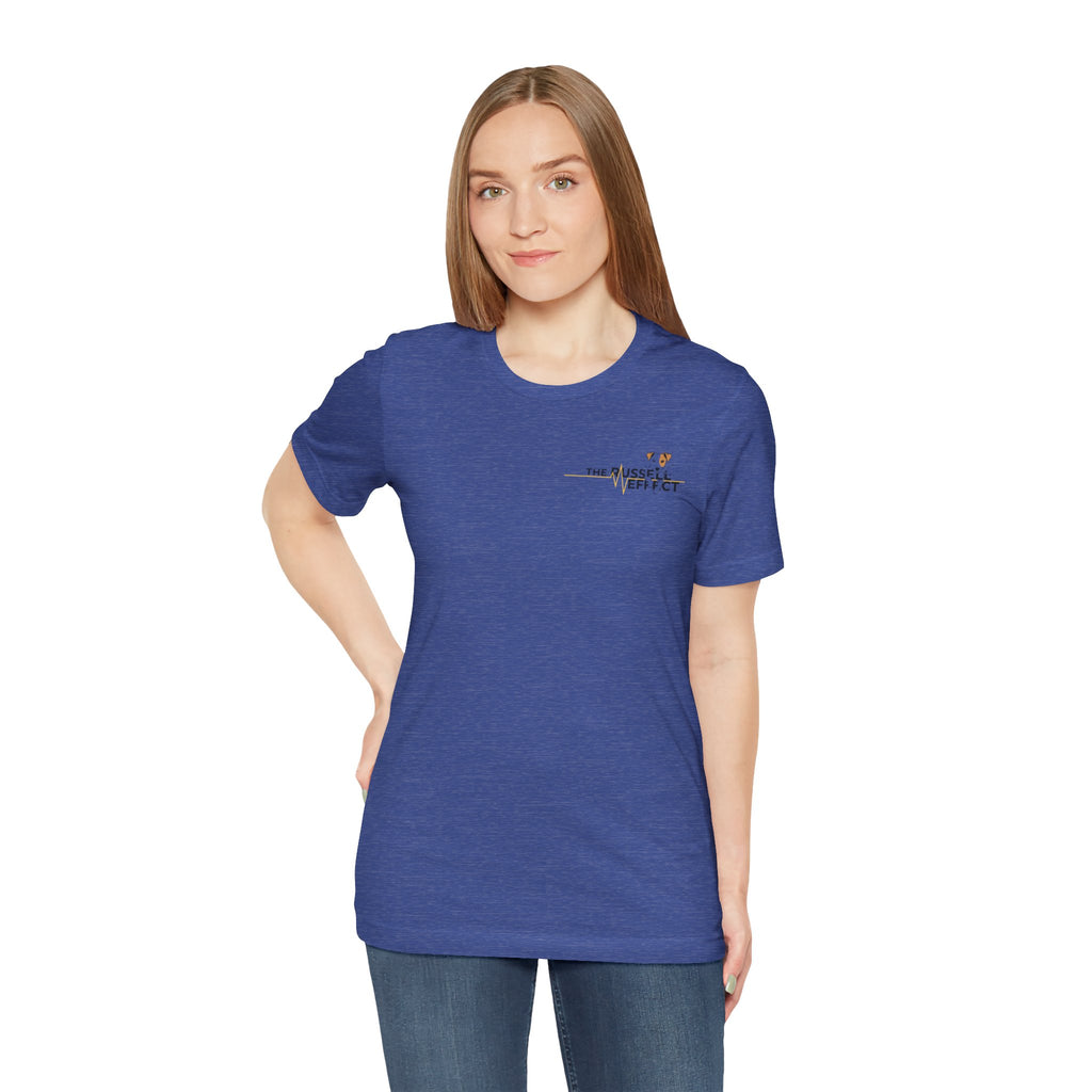 Jack Russell Definition Tee — "The Russell Effect" Greyhound Sprint T‑Shirt