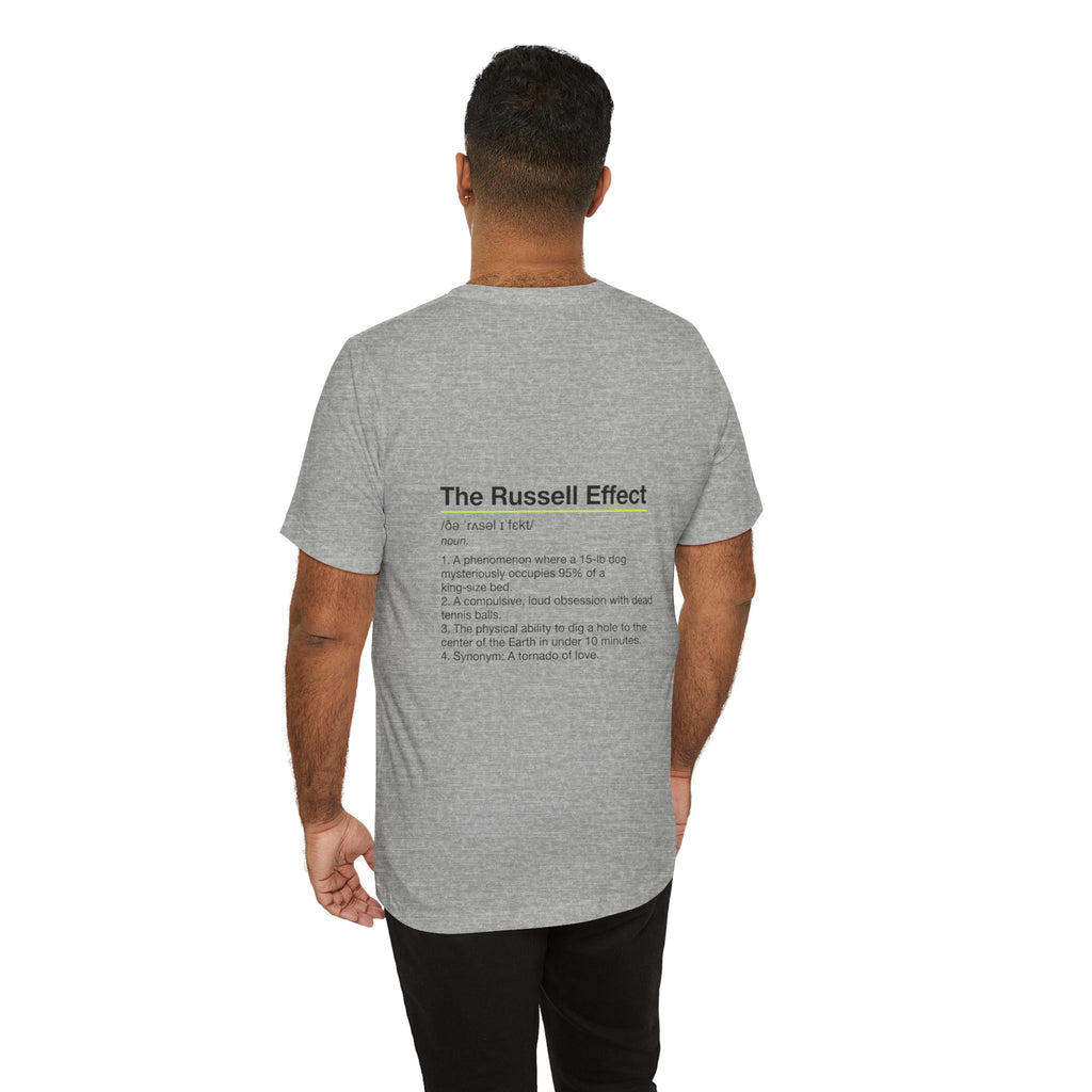Jack Russell Definition Tee — "The Russell Effect" Greyhound Sprint T‑Shirt