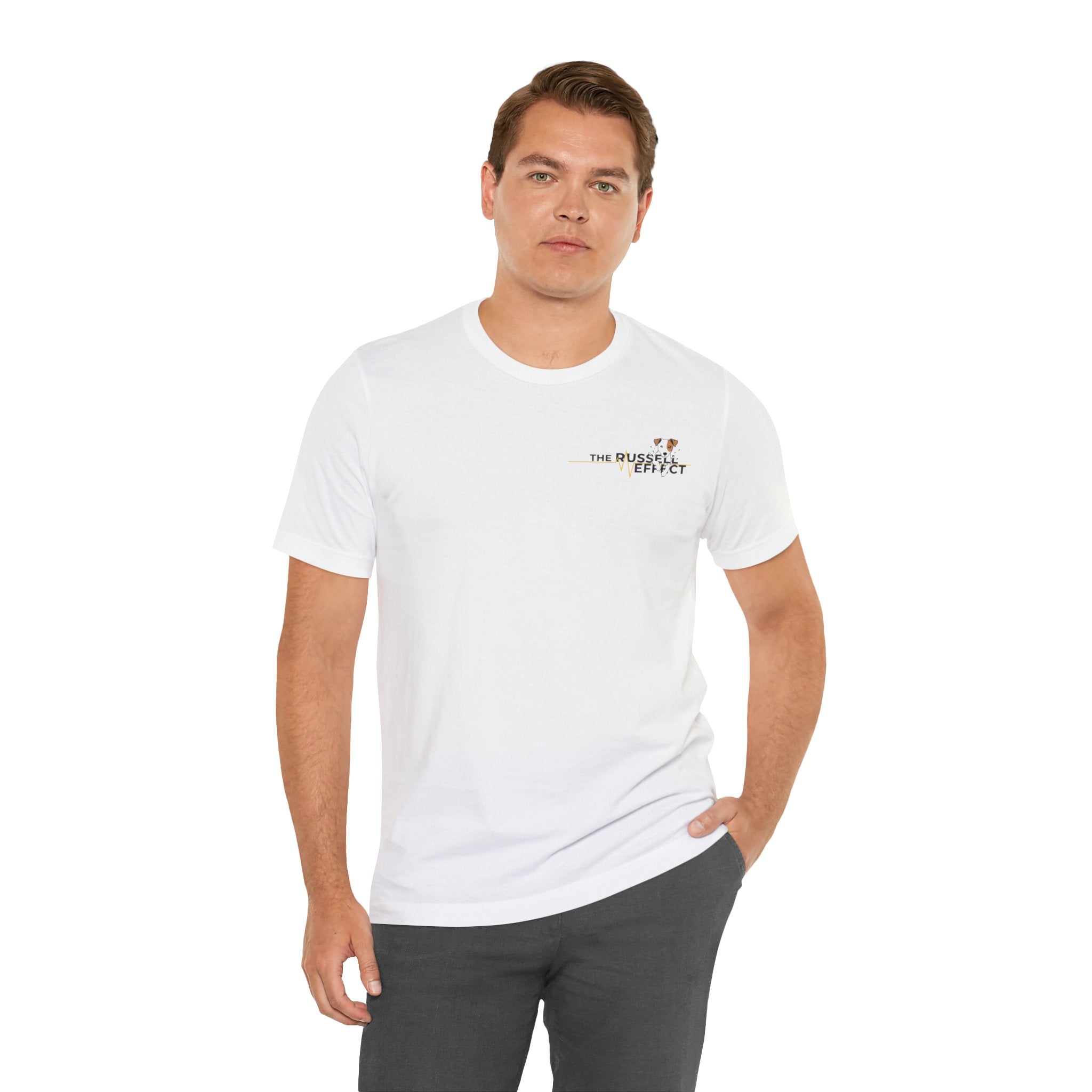 Jack Russell Definition Tee — "The Russell Effect" Greyhound Sprint T‑Shirt