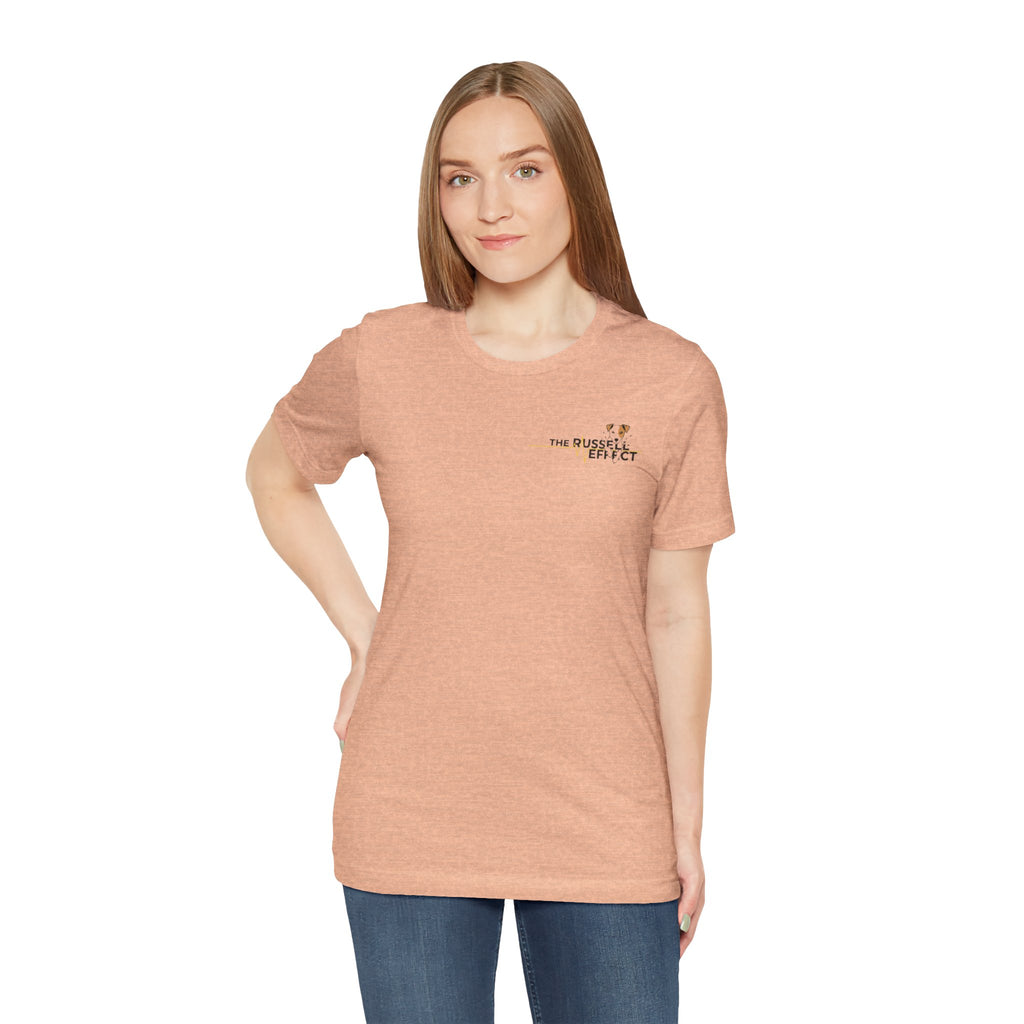 Jack Russell Definition Tee — "The Russell Effect" Greyhound Sprint T‑Shirt