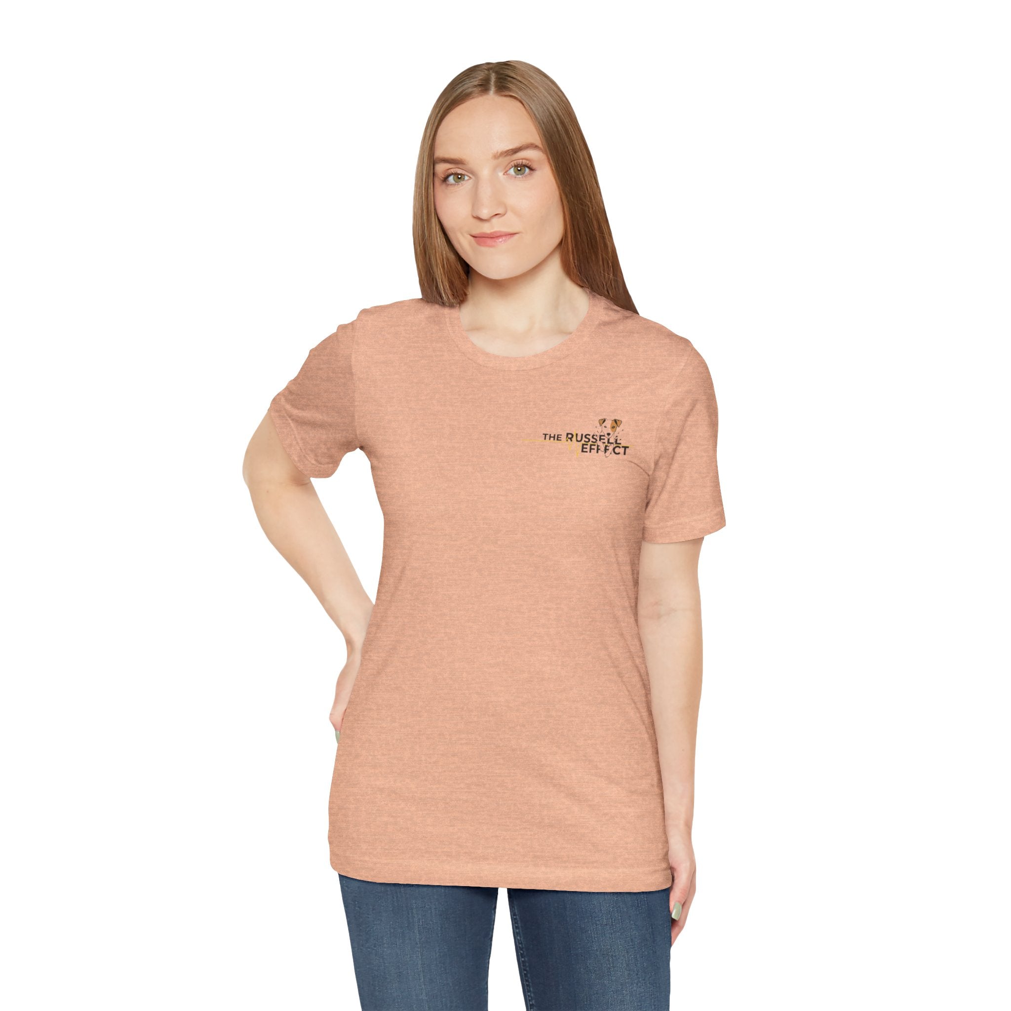 Jack Russell Definition Tee — "The Russell Effect" Greyhound Sprint T‑Shirt