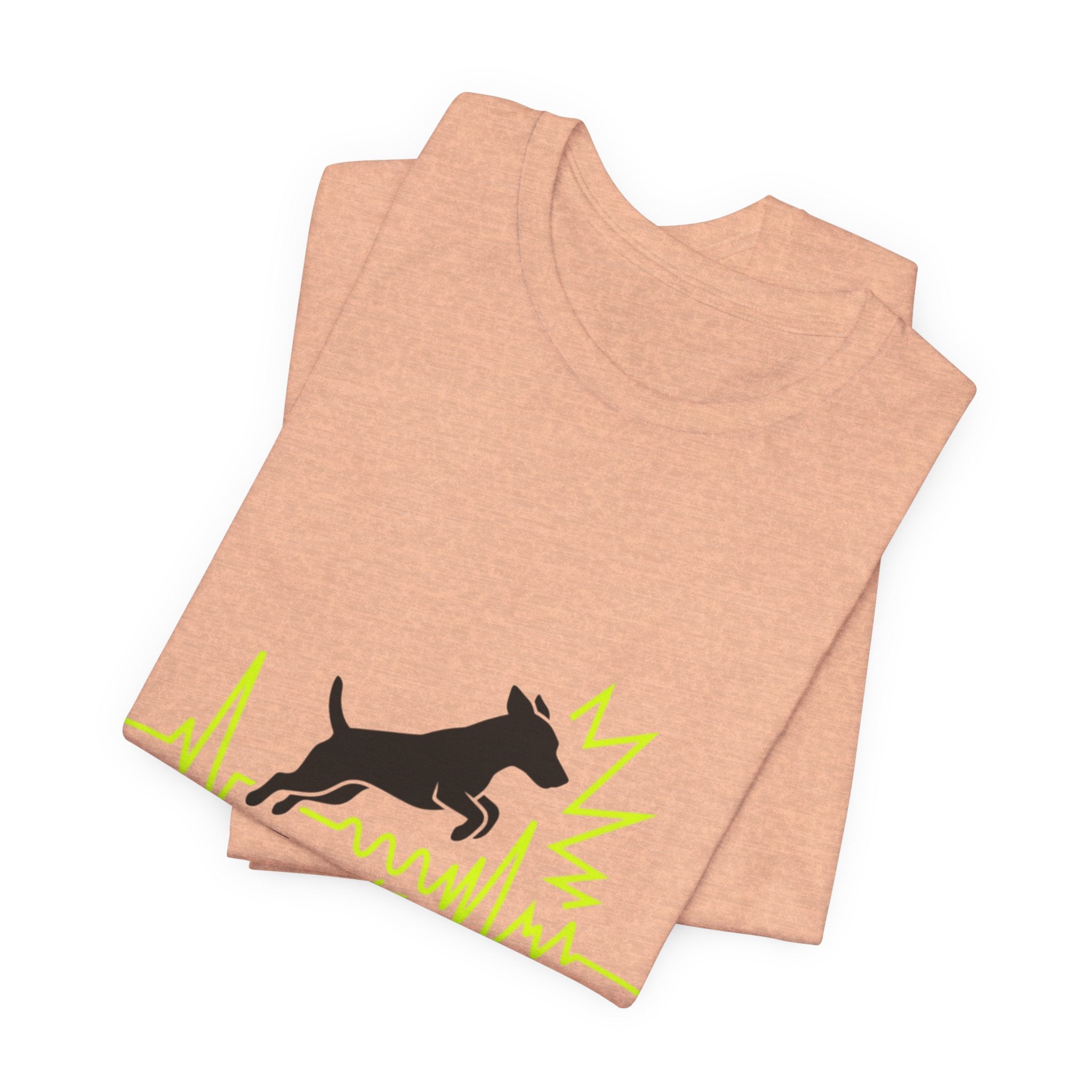 Dog Heartbeat Tee — "The Russell Effect" Greyhound Sprint T‑Shirt