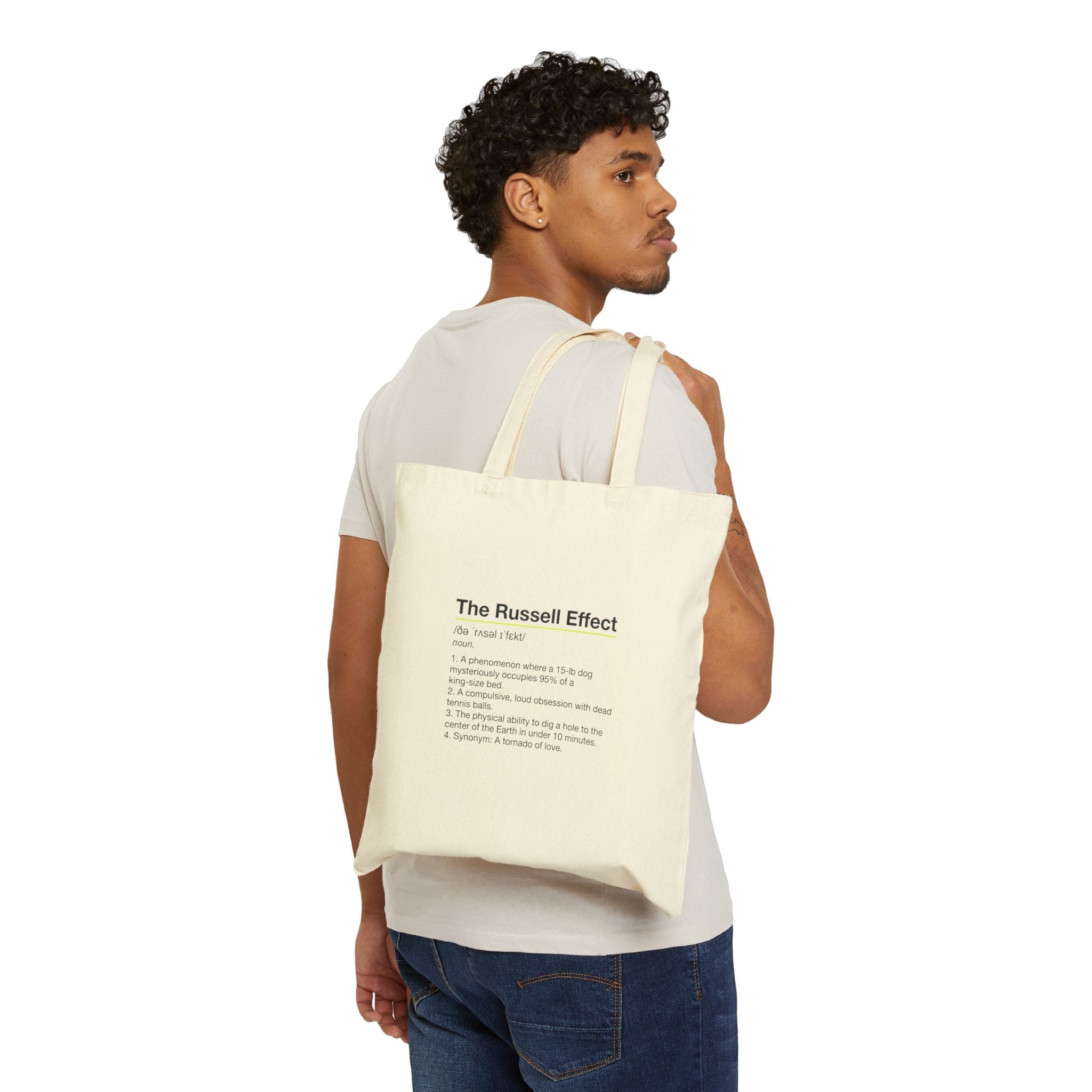 Jack Russell Definition Tote Bag — Eco-Friendly Everyday Bag