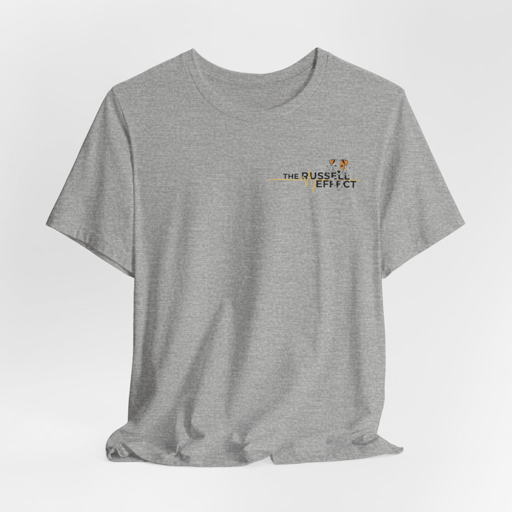Jack Russell Definition Tee — "The Russell Effect" Greyhound Sprint T‑Shirt