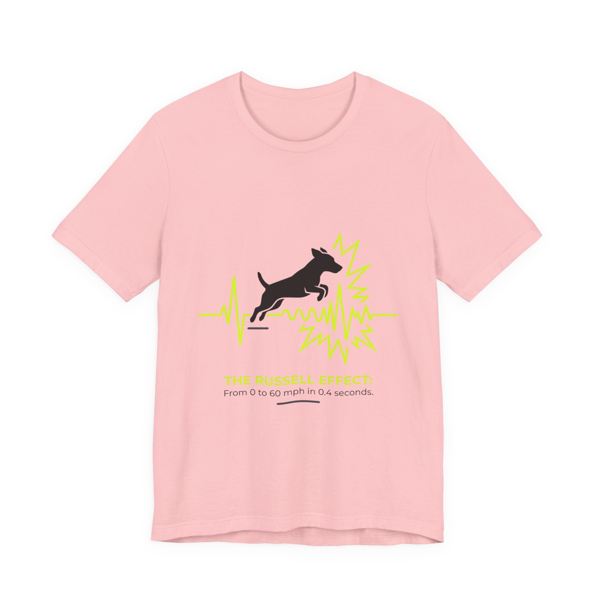 Dog Heartbeat Tee — "The Russell Effect" Greyhound Sprint T‑Shirt