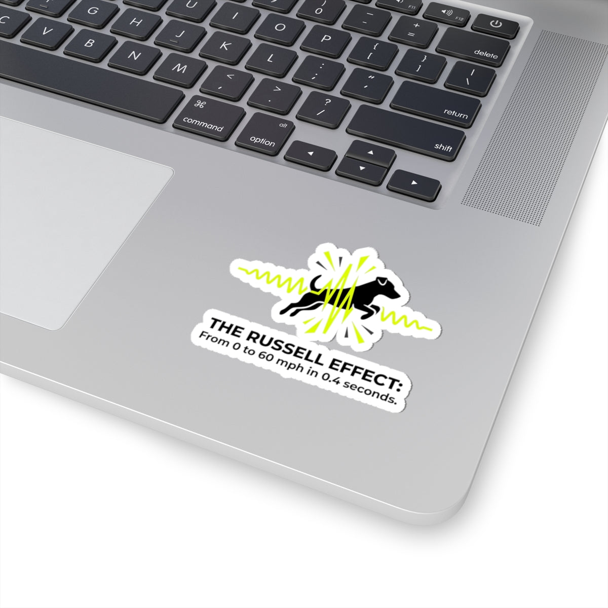 Jack Russell Heartbeat Kiss-Cut Sticker
