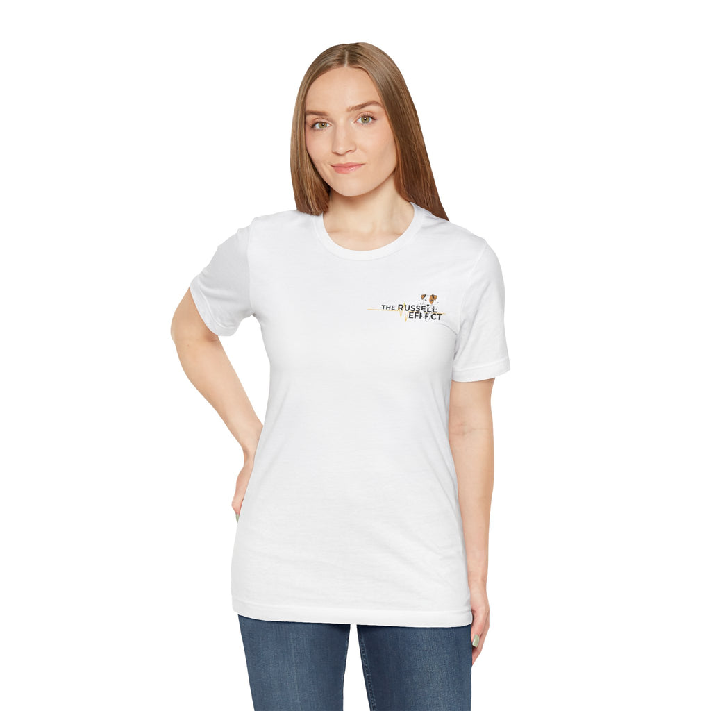 Jack Russell Definition Tee — "The Russell Effect" Greyhound Sprint T‑Shirt