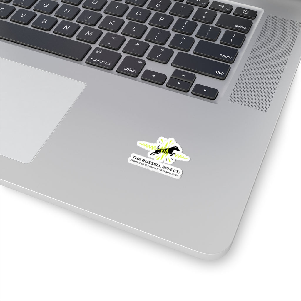 Jack Russell Heartbeat Kiss-Cut Sticker