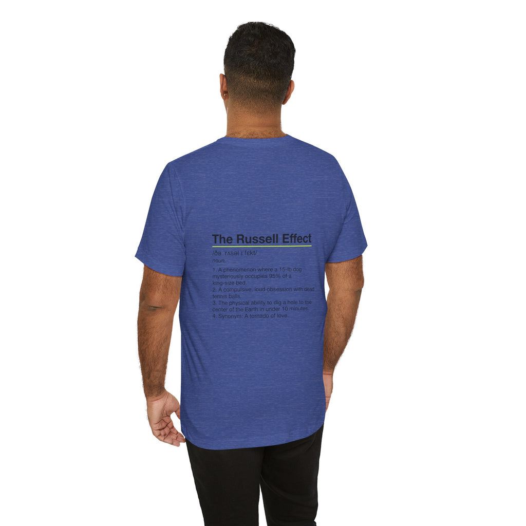 Jack Russell Definition Tee — "The Russell Effect" Greyhound Sprint T‑Shirt