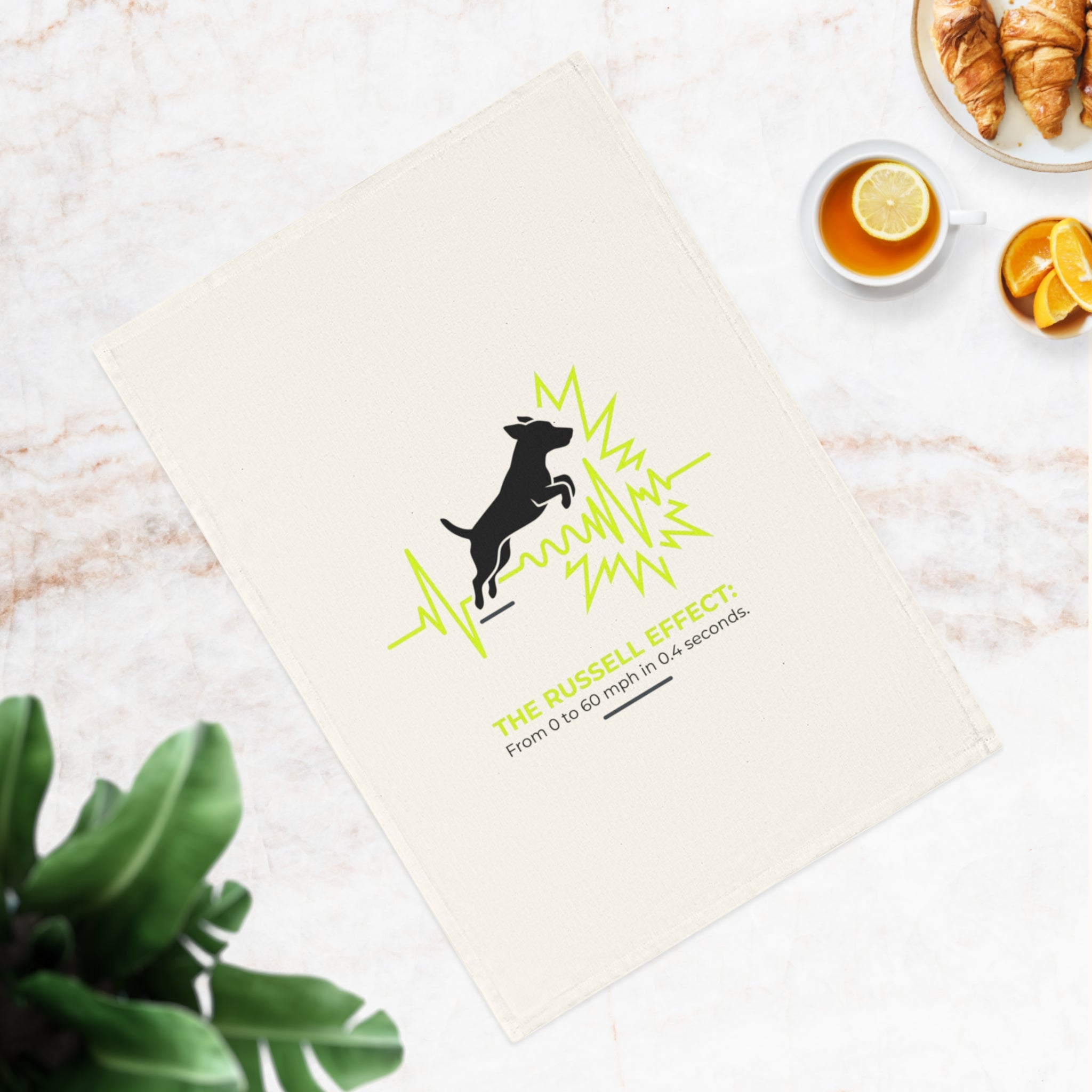 Tea Towel - The Russell Effect Dog Design
