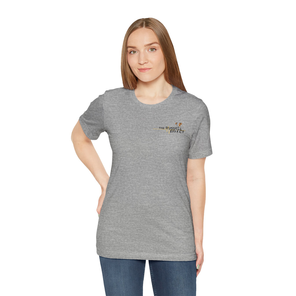 Jack Russell Definition Tee — "The Russell Effect" Greyhound Sprint T‑Shirt
