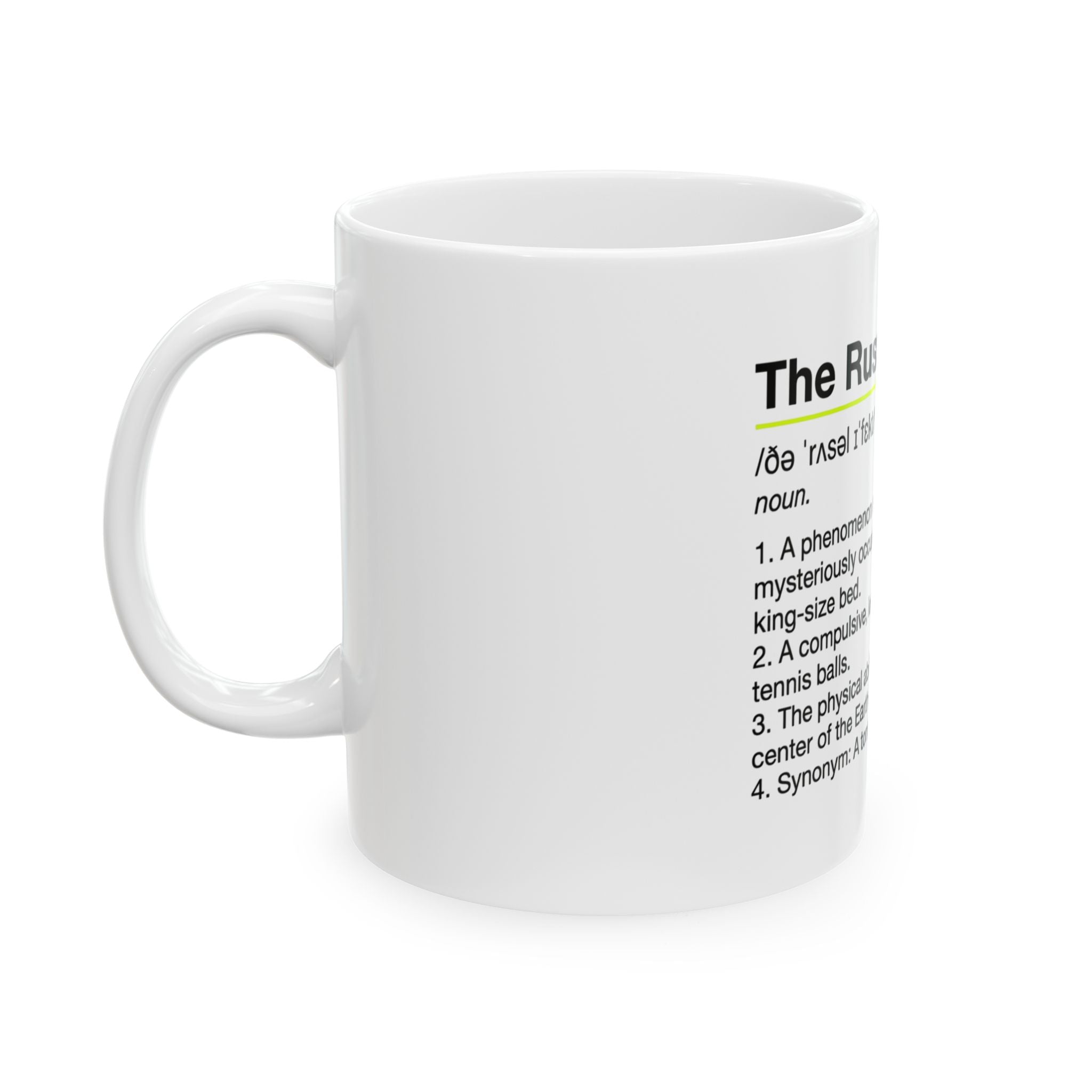 Jack Russell Definition Mug — "The Russell Effect" Coffee Cup